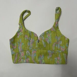 Colorful Patterned Crop Top Zara